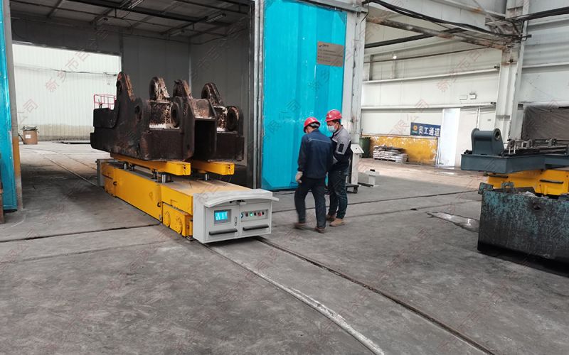 電動軌道地平車在噴砂、清洗、噴漆、烘干等噴涂工序中的應(yīng)用