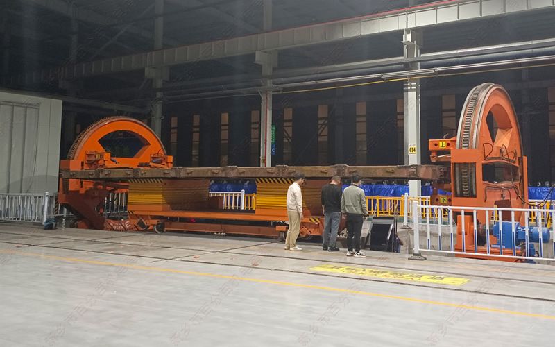 軌道地平車配套大型翻轉(zhuǎn)機(jī)項目案例