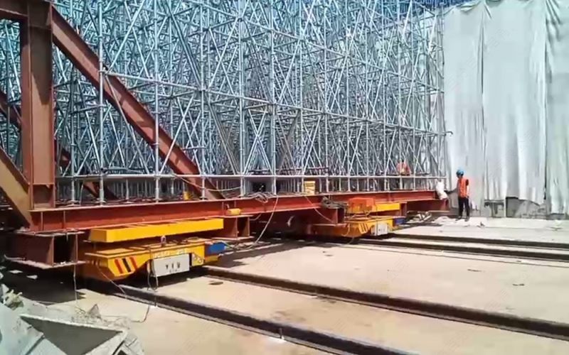 多臺軌道地平車同步運(yùn)行案例和應(yīng)用