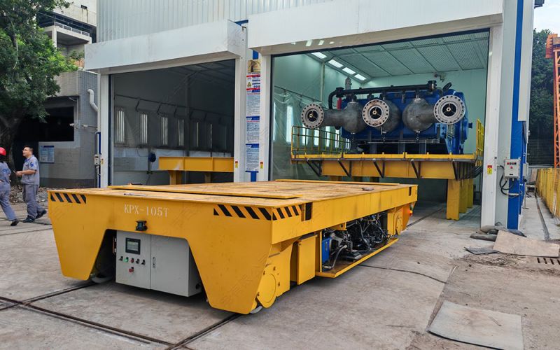 專業(yè)之選：為何噴涂行業(yè)普遍采用軌道平車進(jìn)行高效周轉(zhuǎn)？